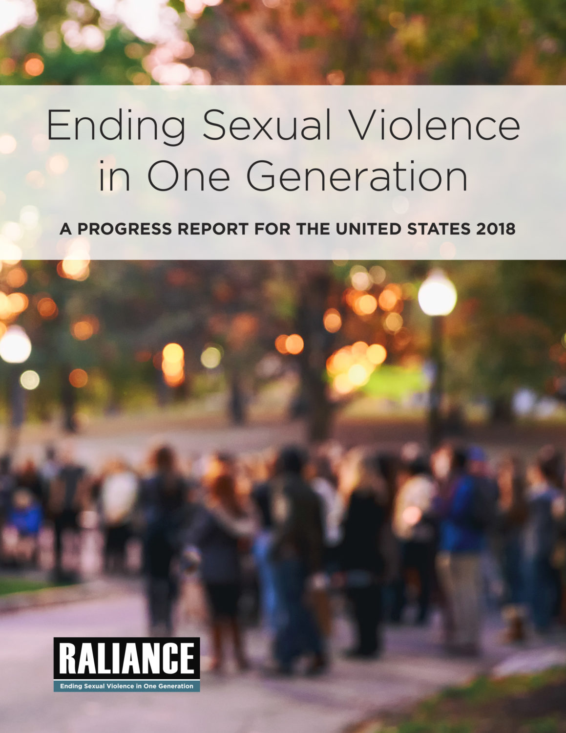 Ending Sexual Violence in One Generation: A Progress Report for the United States 2018
