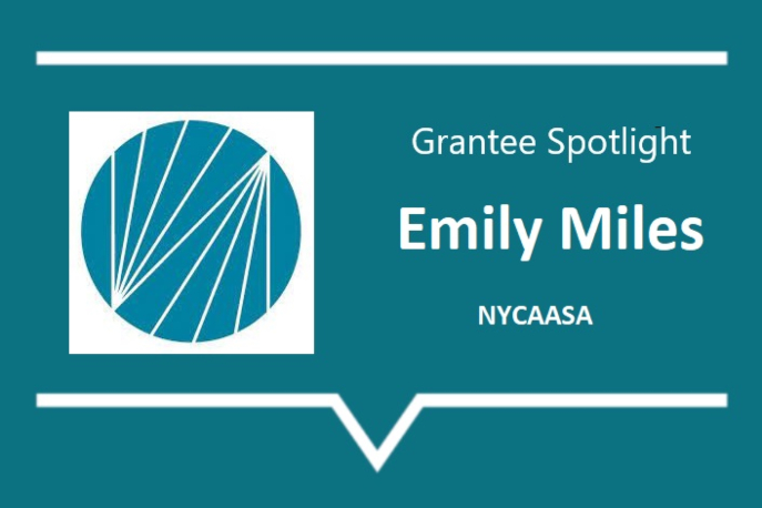 Grantee spotlight Emily Miles NYCAASA