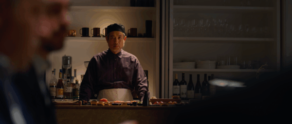 Chef behind table in Ikigai